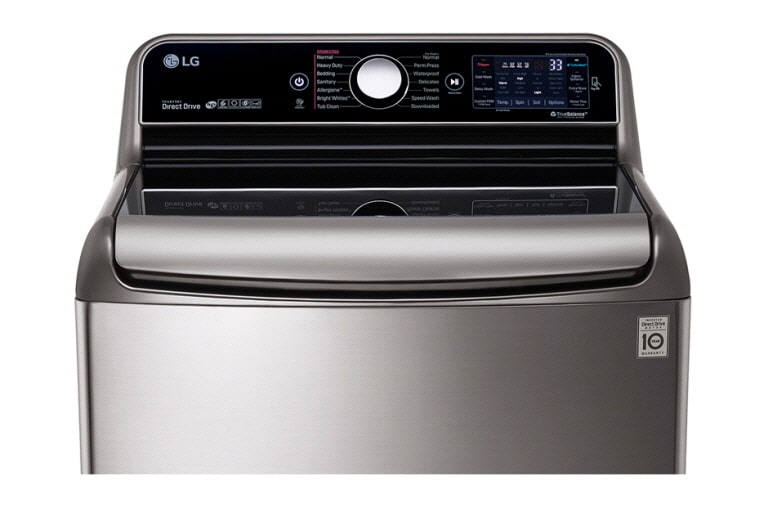 LG WORLD’S LARGEST 6.6 CU.FT. CAPACITY HIGH EFFICIENCY TOP LOAD WASHER, WT7700HVA